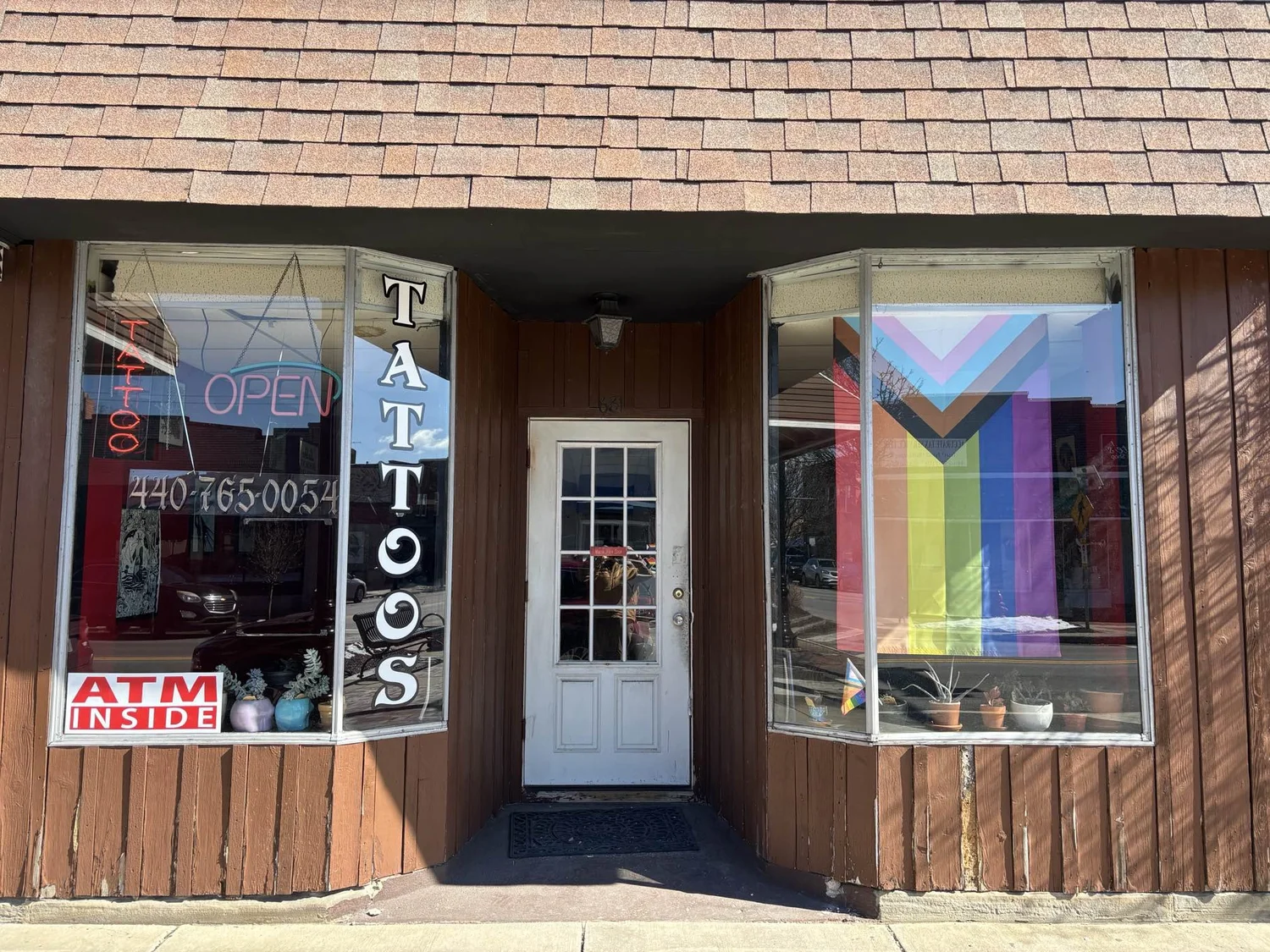 Tattoo parlor on Broadway Avenue