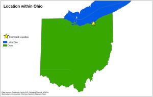 Location within Ohio